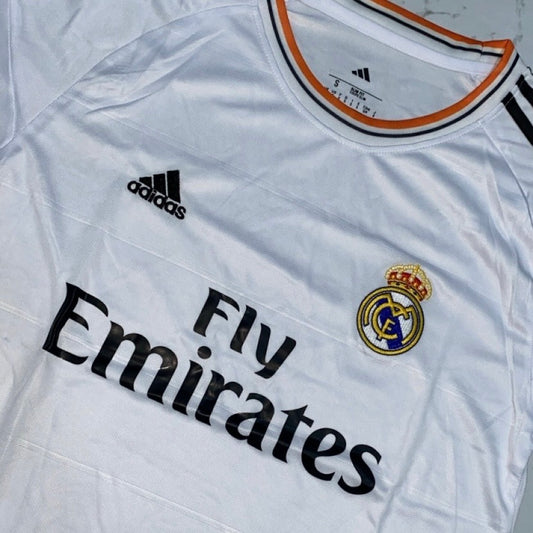 Real Madrid 2013-14 home retro jersey