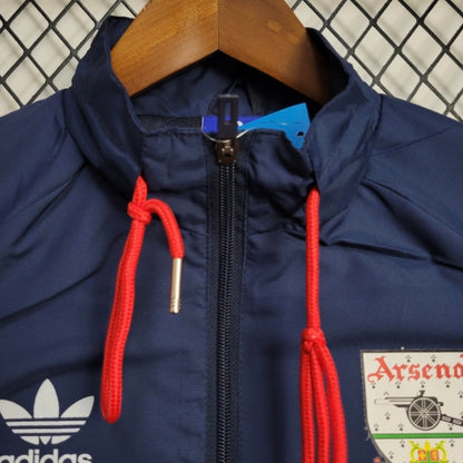 Arsenal Retro-style Windbreaker Jacket