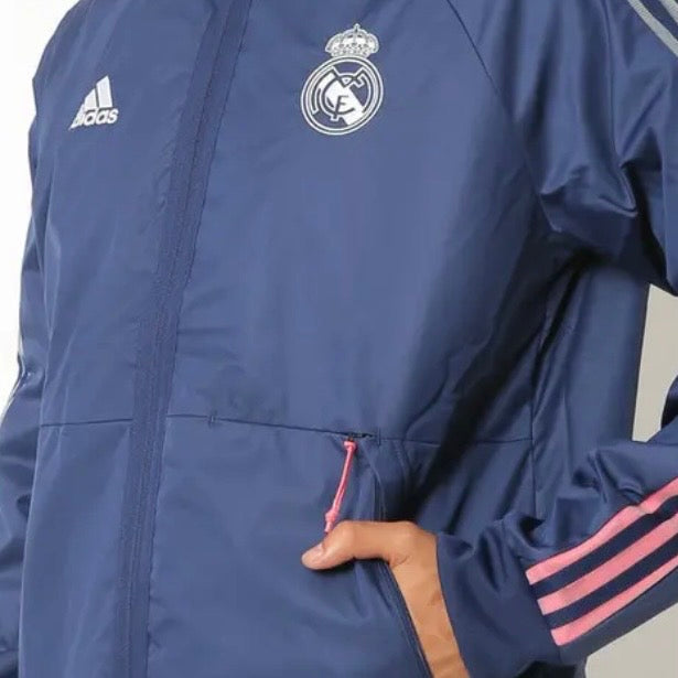 Real Madrid Blue windbreaker jacket