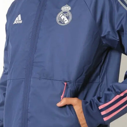 Real Madrid Blue windbreaker jacket