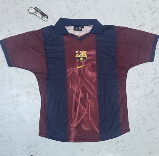 Barca x Travis 2000/01 Retro Jersey Player Quality (oversized)