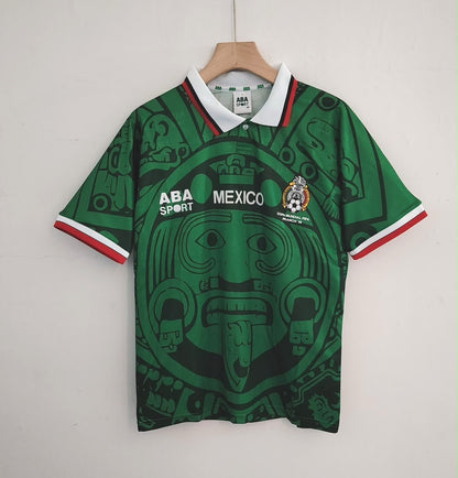 Mexico 1998 Home Heavy Quality Retro Jersey