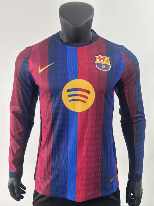 Barcelona Home Jersey 2026/27 – Player Version Full Sleeves