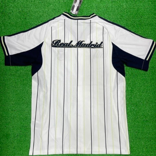 Real Madrid baseball theme shirt