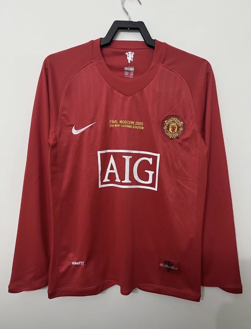 Manchester United 2008 Home Retro Jersey