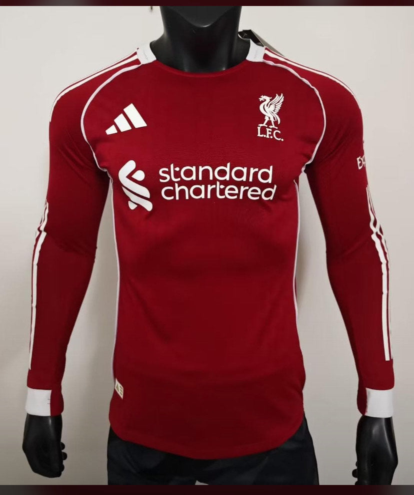 Liverpool home 25/26 Full Sleeves (player quality)