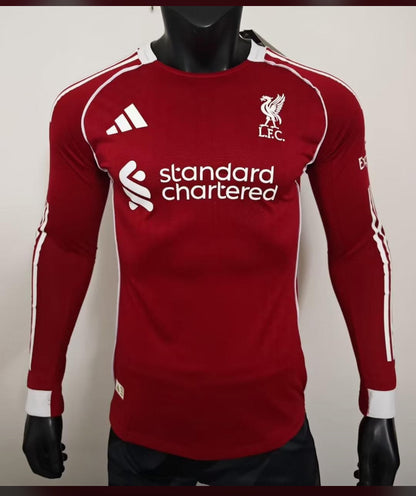 Liverpool home 25/26 Full Sleeves (player quality)