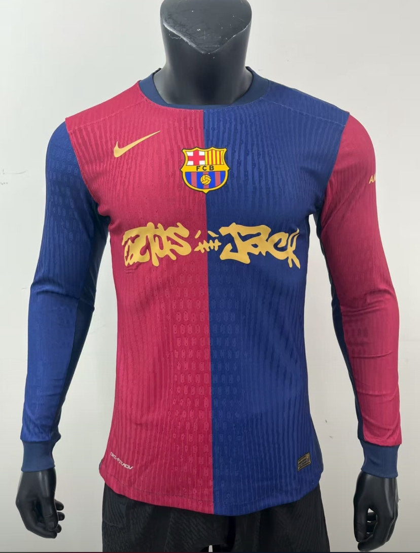 Barca Cactus Jack home jersey (player quality)