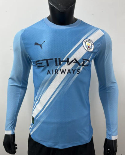 Man city home 25/26 Full Sleeves (Player Quality)
