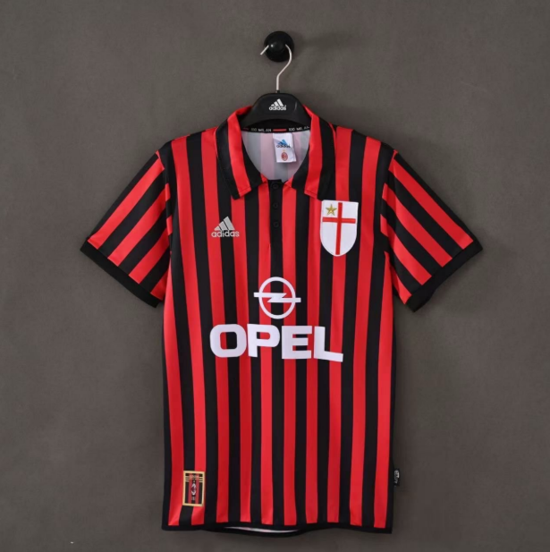 AC Milan 1999–2000 Centenary Home High-Quality Retro