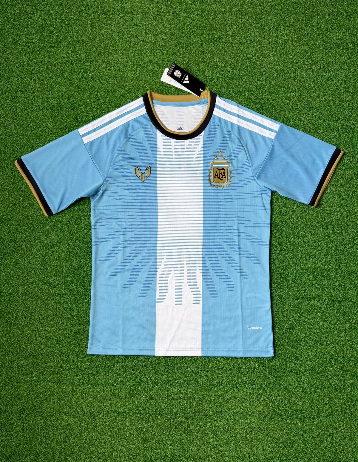 Messi Farewell football jersey in Master/Fan quality with half sleeves