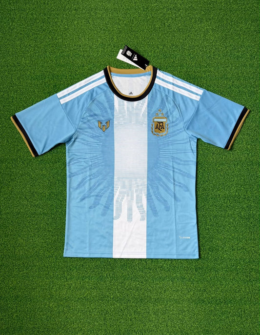 Messi Farewell football jersey in Master/Fan quality with half sleeves